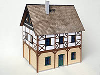 129-TT60142 - TT Umgebindehaus Bad Schandau 2 - Bausatz